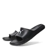 Sandalias Puma Cool Cat 2.0 unisex, color negro con logo blanco.