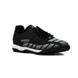 Championes de fútbol Dalponte Tf Society Valencia, color negro con detalles en gris y suela blanca.