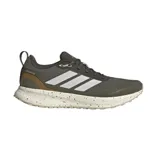 Championes Adidas Runfalcon 5 TR para hombre, color verde oscuro con detalles en blanco y marrón. Diseñados para running en terrenos irregulares, con exterior impermeable y suela Adiwear para mayor agarre.