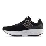 Championes New Balance 520 V9, color negro con logo en color cobre, ideales para running.