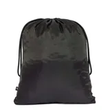 Mochila tipo gym sack Adidas, color negro con logo blanco estampado. Cuenta con cordones ajustables para cerrar y llevar en la espalda.