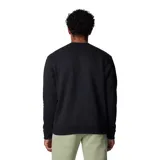 Buzo negro de cuello redondo, marca Columbia, modelo Meridian Creek Crew. Tiene logo de la marca bordado en el pecho.