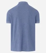 Polo de hombre color gris claro, corte confort, cuello polo, manga corta y tejido texturizado.