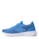 Championes deportivos celestes de Umbro, diseñados para entrenamientos y carreras, con suela de excelente tracción y ajuste ergonómico.