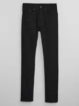 Pantalón de jean negro de corte skinny.