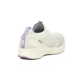 Championes Fila Pretender para mujer, color blanco con detalles en lila.