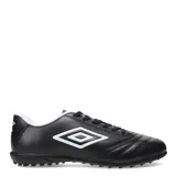 Championes de fútbol 5 Umbro Classico II TF, color negro con logo blanco en el lateral.