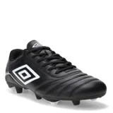 Championes de fútbol 11 Umbro Classico III HG, color negro con detalles en blanco.
