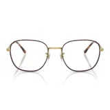 Armazón para lentes Ray Ban modelo 6534, color dorado con detalles carey.