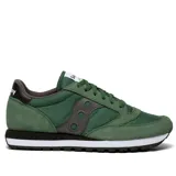 Championes de hombre en verde con detalles en gris, diseño clásico y suela de goma.