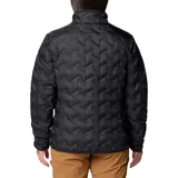 Campera Columbia Delta Ridge II color verde oliva, con cierre frontal, cuello alto y bolsillos laterales con cierre. Cuenta con tecnología Omni-Heat de revestimiento térmico reflectante, HeatSeal, Omni-Shield y plumón certificado por RDS.