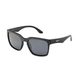 Lentes de sol MDQ modelo Skeleton, con montura cuadrada negra y lentes grises.