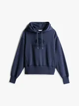 Buzo con capucha azul marino de Tommy Hilfiger, con cordón ajustable, puños y bajo de punto canalé. Logo de Tommy Hilfiger bordado en el pecho y en la manga.