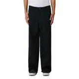 Pantalón negro de corte amplio, estilo workwear, con bolsillos laterales y traseros.