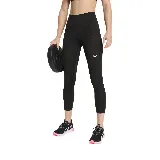Calza deportiva Puma Essential Tight HW 7/8, color negro, con cintura alta, largo 7/8 y logo estampado en la pierna izquierda.