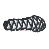 Championes Adidas Switch Run, color blanco con detalles en rojo, azul y gris.