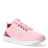 Championes grises con cordones y suela blanca.