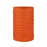 Cuello multifuncional Buff Coolnet Uv® color naranja, ideal para proteger del sol durante actividades al aire libre.