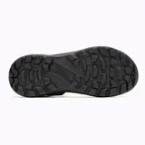 Sandalias deportivas Merrell Speed Fusion Web Sport para hombre, color negro con detalles en marrón. Confeccionadas con materiales reciclados, sistema de cierre de velcro y cordón elástico, plantilla de espuma FloatMax™ y suela de goma adherente.