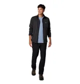 Campera polar Columbia con cierre frontal, bolsillos laterales con cierre y logo de la marca bordado en el pecho.