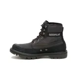 Bota de caña media Caterpillar Colorado 2.0 Canvas para hombre, color gris oscuro, con cordones y suela de goma.
