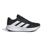 Championes Adidas Galaxy 5 para hombre, color negro con las tres tiras blancas y suela blanca con tecnología Cloudfoam.