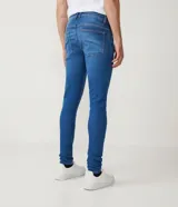 Pantalón de jean azul de corte super skinny.