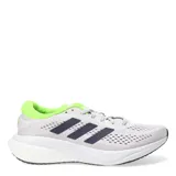 Championes Adidas Supernova 2.0, color gris con detalles en negro y verde neón.