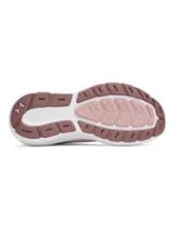 Championes de running Under Armour Charged Rogue 5 para mujer, color lila y gris con logo en el lateral.