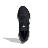 Zapatillas Adidas Galaxy 7 para hombre, color negro con detalles en blanco.