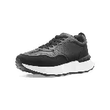 Zapatillas deportivas Panama Jack de cuero color blanco con detalles en gris y verde.