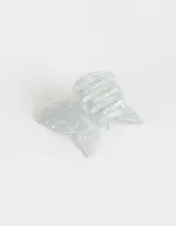 Broche para el pelo con forma de mariposa, de resina iridiscente.