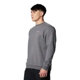 Buzo negro de cuello redondo, marca Columbia, modelo Meridian Creek Crew. Tiene logo de la marca bordado en el pecho.