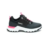 Championes Caterpillar Colorado color negro con detalles en rosa. Capellada de cuero y nylon, forro de malla de nylon suave y transpirable, plantilla de espuma acolchada, entresuela de EVA duradera y liviana, suela de goma duradera y con gran tracción.