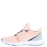 Championes Topper Squat W color rosa con detalles en gris y suela blanca.