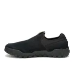Sneakers slip on en color negro con detalles de la marca, diseño cómodo y suela de goma.