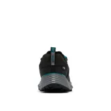 Zapatillas de senderismo Columbia Facet 75 Outdry, color negro con detalles en azul. Capellada de malla con superposiciones de TPU, tecnología OutDry™ impermeable y transpirable, sistema Navic Fit™ para mayor estabilidad, plantilla OrthoLite® Eco, entresuela TechLite™ Plush y suela Adapt Trax™ para tracción en terrenos secos o mojados.