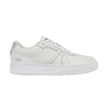 Zapatillas deportivas de hombre con diseño contemporáneo, partes superiores de lona y detalles de cuero.