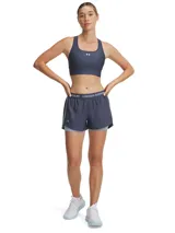 Short deportivo de mujer con cintura elástica con logo Under Armour, short interior ajustado y calce holgado.