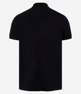 Remera polo de hombre, corte slim, color gris claro, confeccionada en tejido de media malla acanalada de algodón.