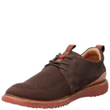 Zapato híbrido de hombre color marrón, con capellada de tejido ligero y detalles en cuero. Suela con tecnología Honey Foam.