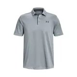 Chomba Under Armour Tech Polo para hombre, de color negro con logo en el pecho y detalles en gris en el cuello. Confeccionada con tejido UA Tech™ de secado rápido y corte holgado.