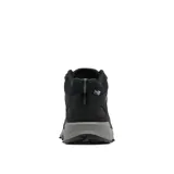 Botas de senderismo Columbia Peakfreak II Mid, color verde oliva con detalles en negro y naranja. Fabricadas con tecnología OutDry™ impermeable y transpirable, entresuela TechLite+™ para amortiguación y suela Adapt Trax™ para tracción.