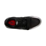 Championes Air Jordan Legacy 312 Low, color negro con detalles en gris y rojo.