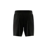 Short de training Adidas color negro, con cintura elástica ajustable con cordón, bolsillos laterales con cierre y logo de la marca estampado en el muslo. Confeccionado en tejido técnico ligero con tecnología transpirable AEROREADY.