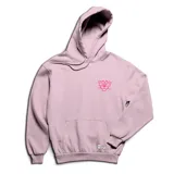 Canguro rosa con capucha y bolsillo delantero, con estampado de la Pantera Rosa en el pecho.