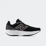 Championes New Balance Fresh Foam 520, color negro con logo en color oro, capellada de malla y entresuela Fresh Foam.