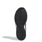 Championes Adidas Eclyptix 2000, color negro con detalles en blanco, con suela blanca y las tres tiras características de la marca en los laterales.