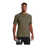 Camiseta de manga corta en color verde lima, con logotipo de Under Armour en el pecho izquierdo.