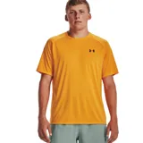 Remera Under Armour Tech 2.0 de hombre color mostaza, de corte clásico, manga corta y cuello redondo.